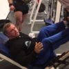 Leg press technique for outer sweep
