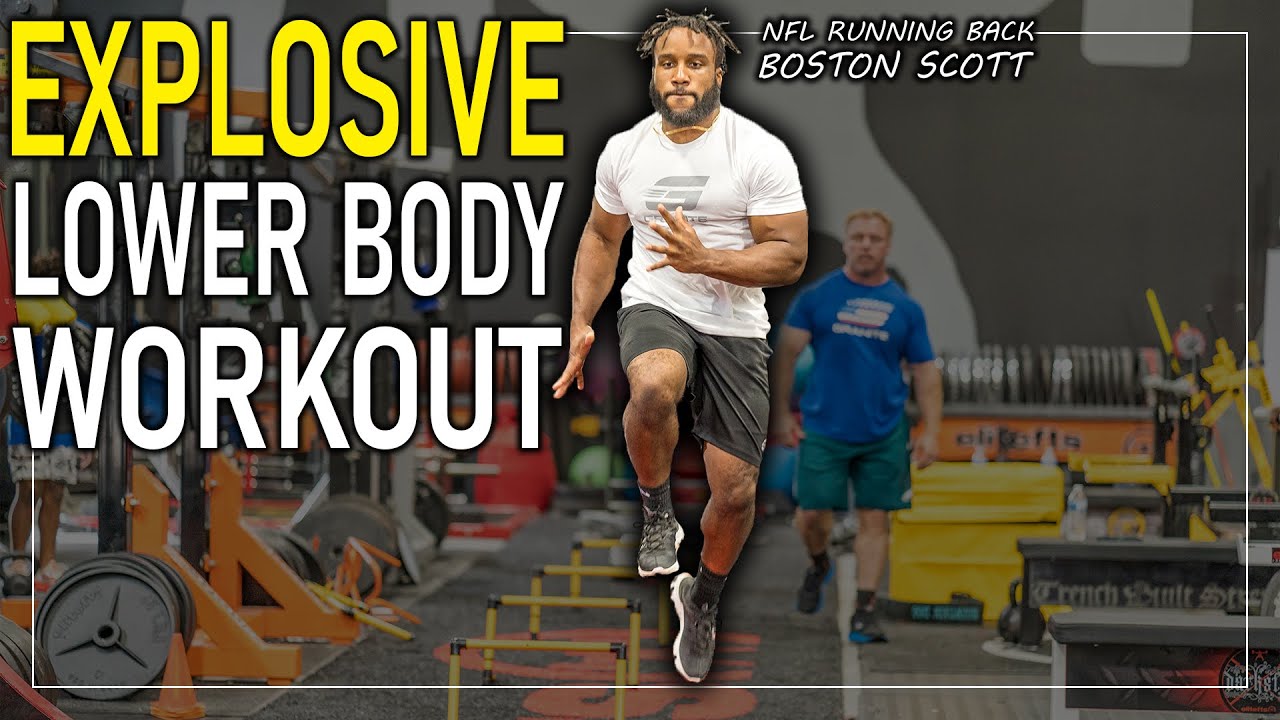 Explosive Lower Body Workout With NFL Running Back Boston Scott