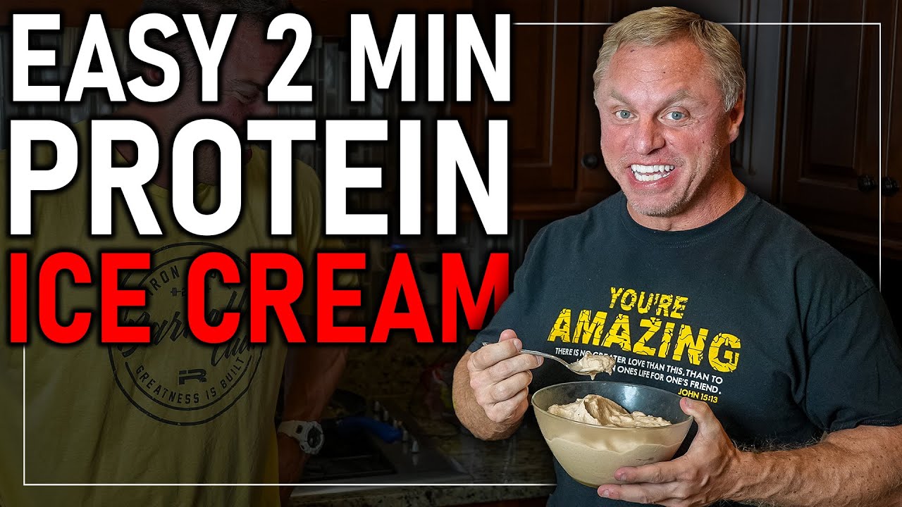 2 Minute Protein Ice Cream (Tastes Amazing)