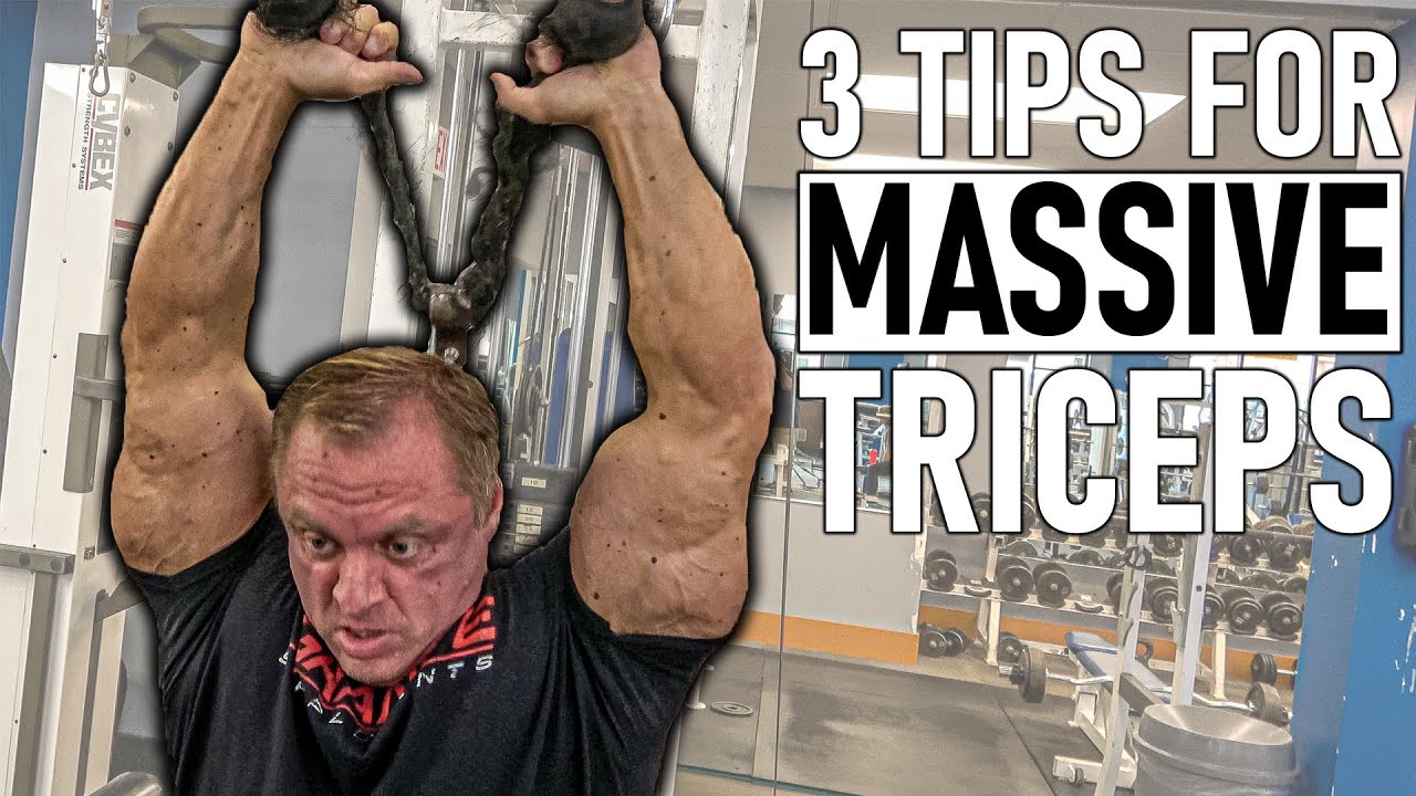 3 Tips for MASSIVE Triceps